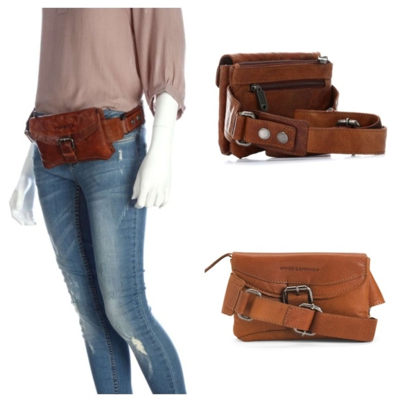Spikes Sparrow Leather Waist Bag 